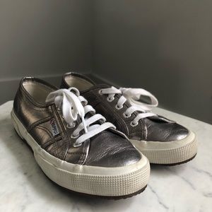 Metallic Superga Class Lace-up Sneakers